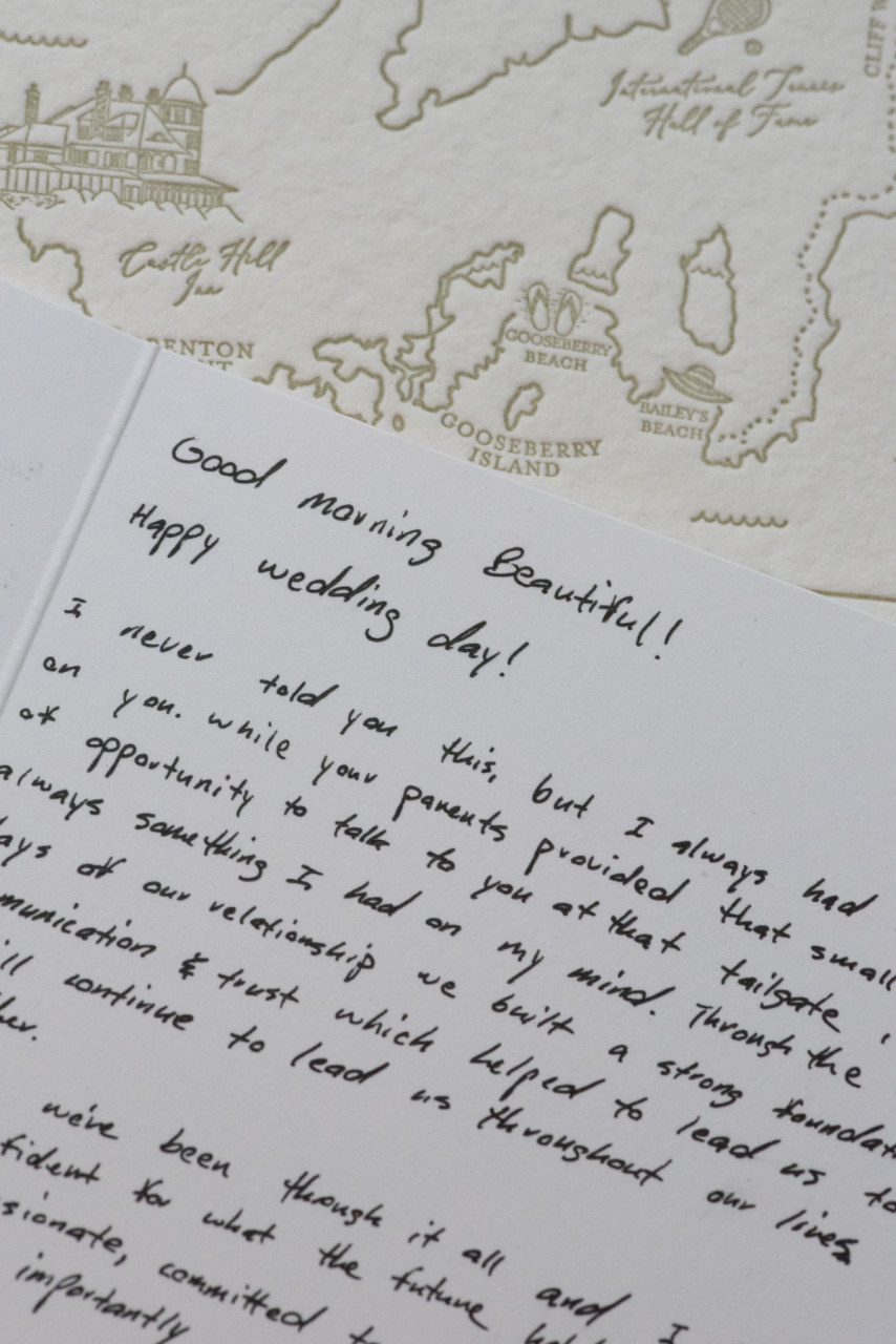 custom wedding invitations with map