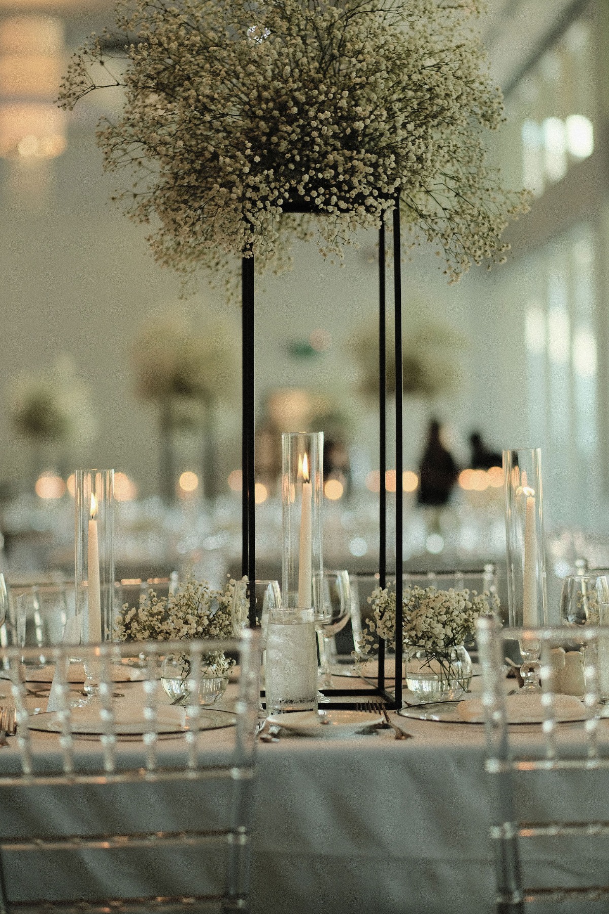 clear wedding vases for candles