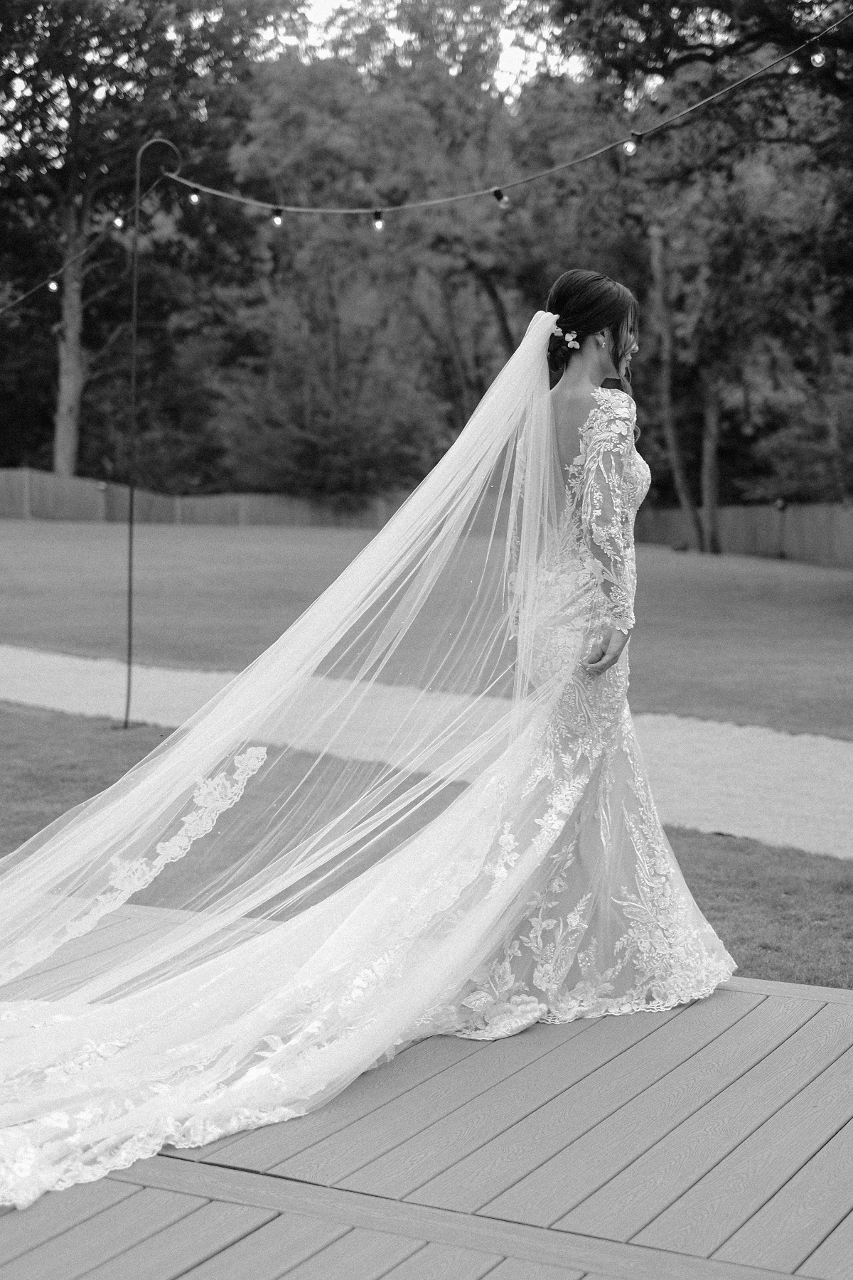 long wedding veil