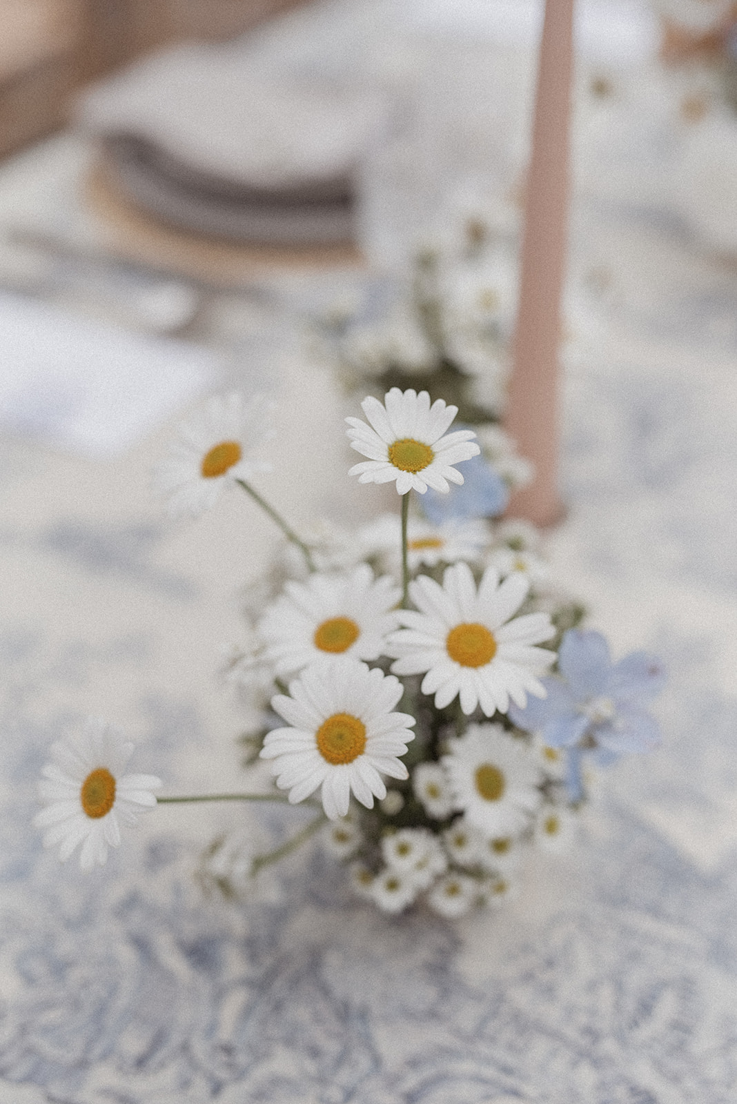 wedding arrangements with daisies