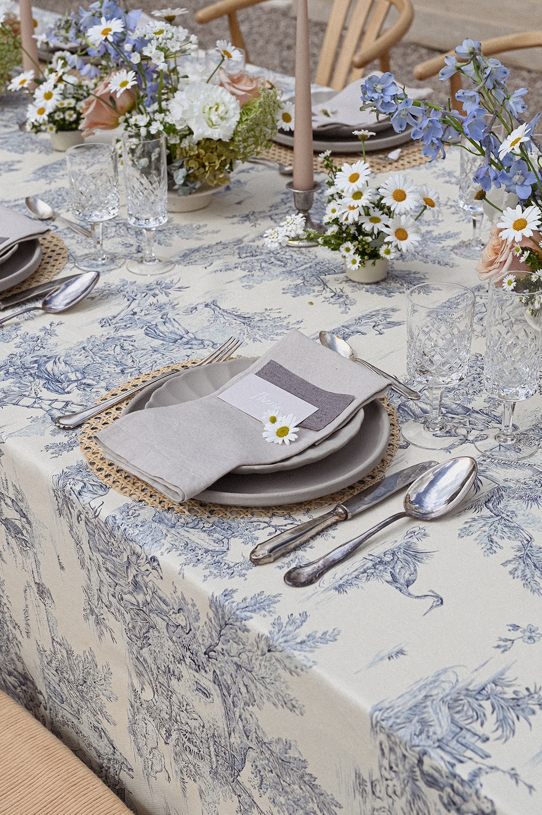 French patterns for wedding linens