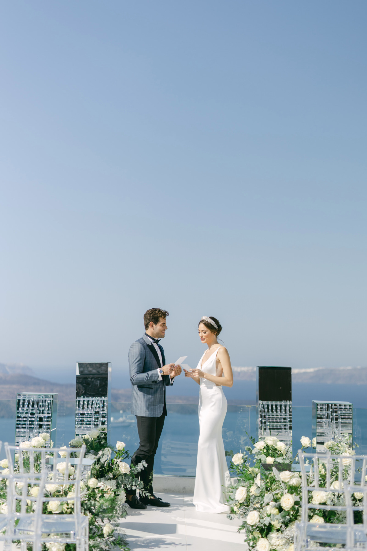 Aegean Sean wedding ceremony