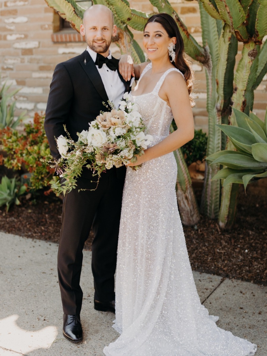 This coastal California wedding made the most of cute custom signage