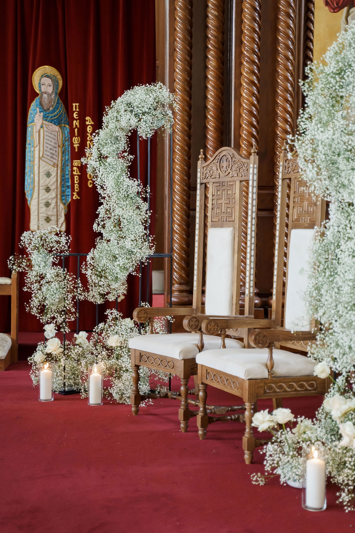 wedding ceremony flower structures
