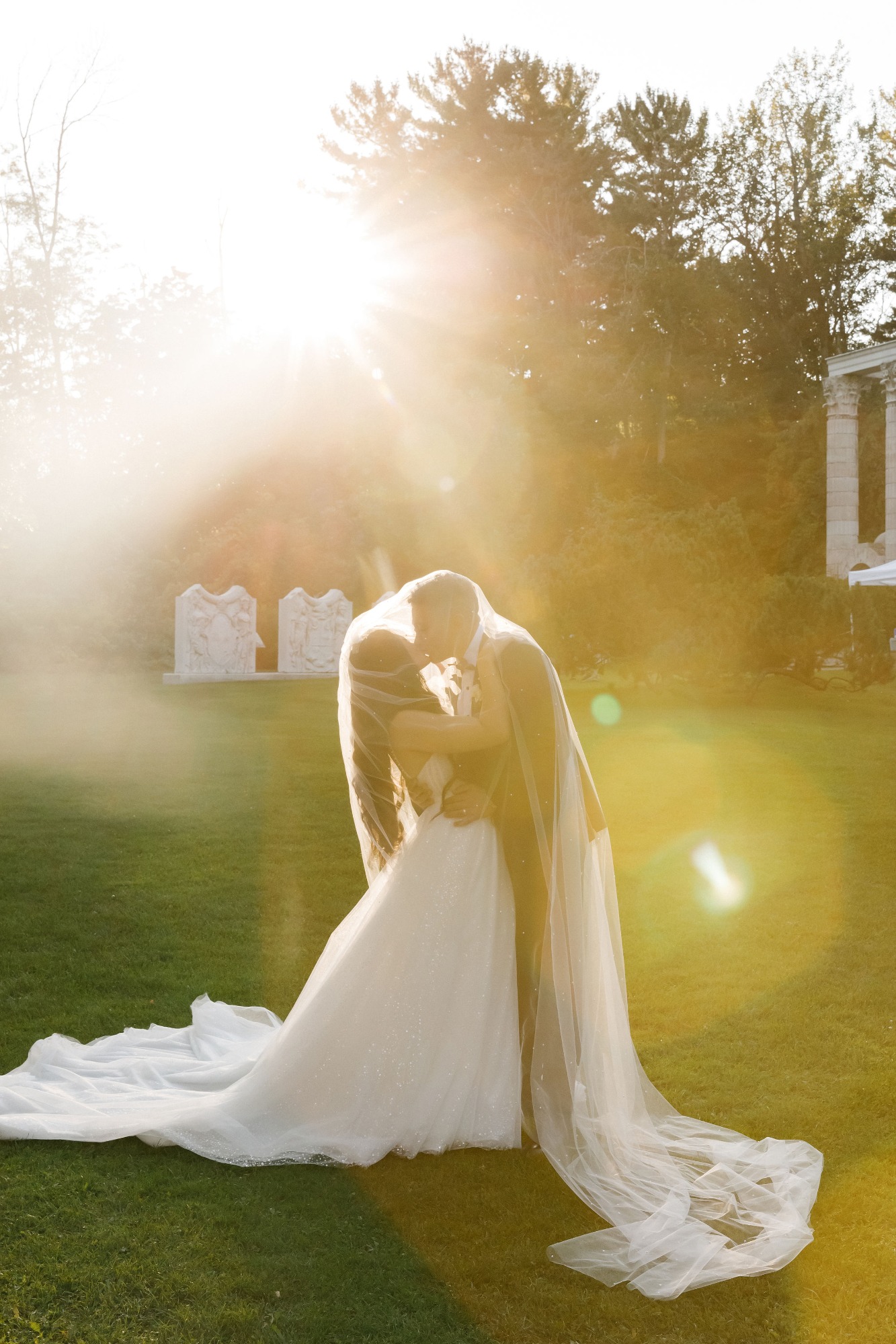 veil wedding photography