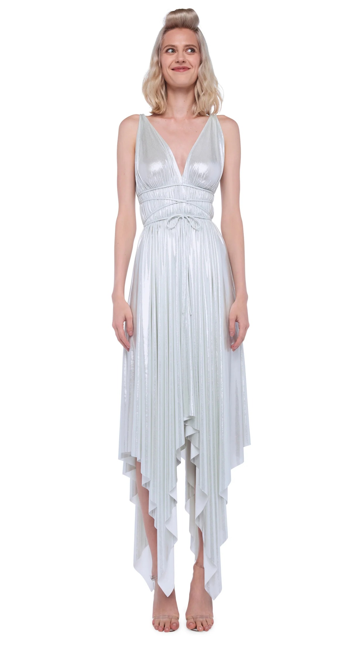 pearlstraplessgown