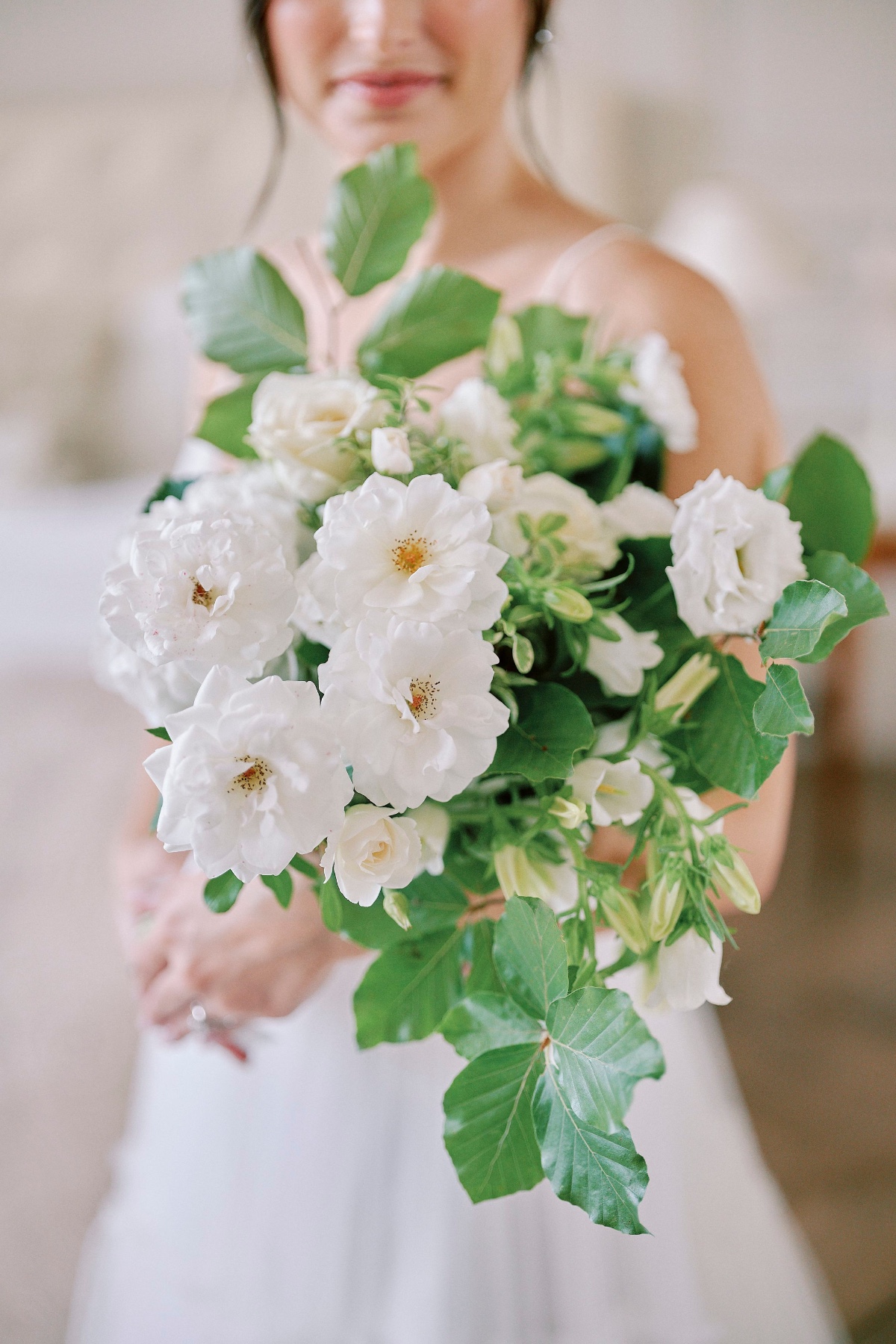 antique rose bridal bouquet