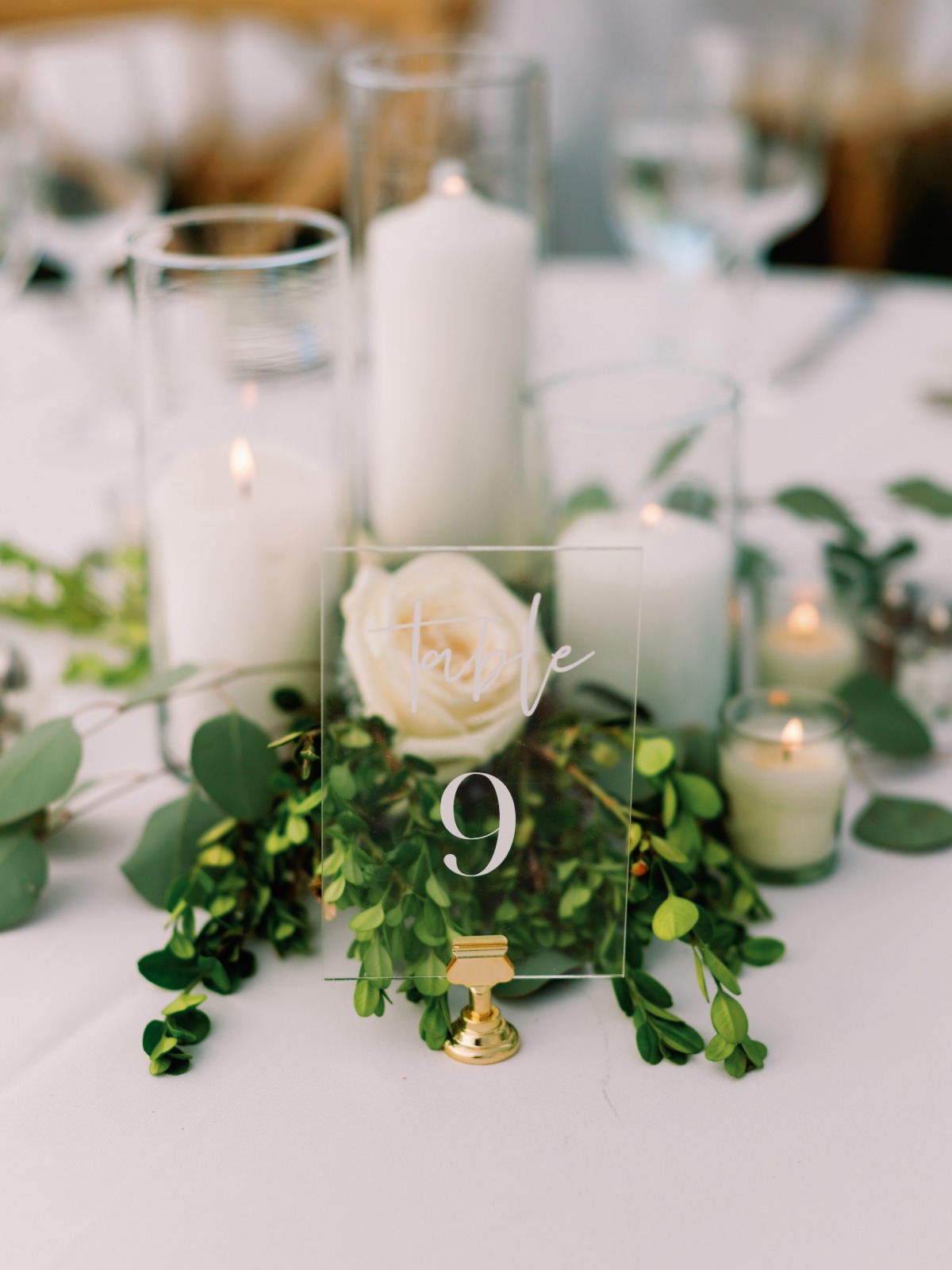 clear table numbers
