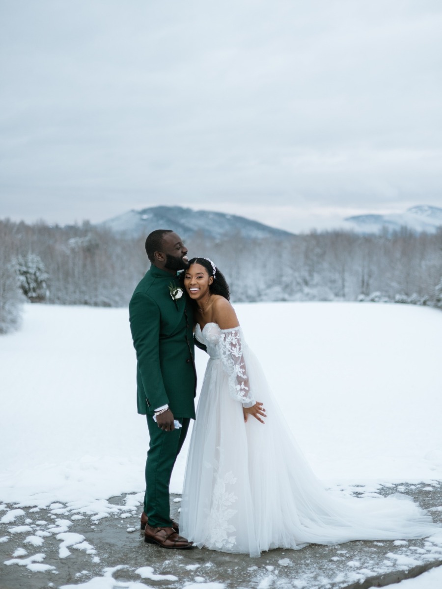 White Wedding at the Picturesque Meadows Mossy Creek