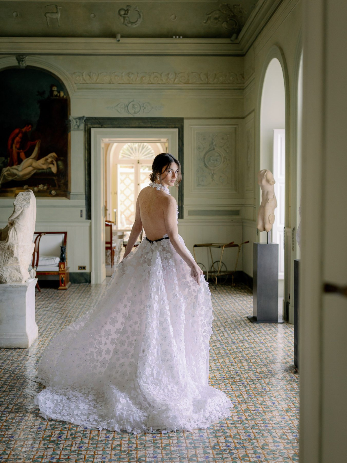 Designer Italian wedding dress