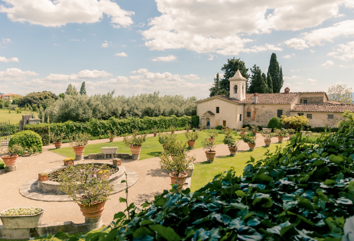 Tuscan villa wedding venue