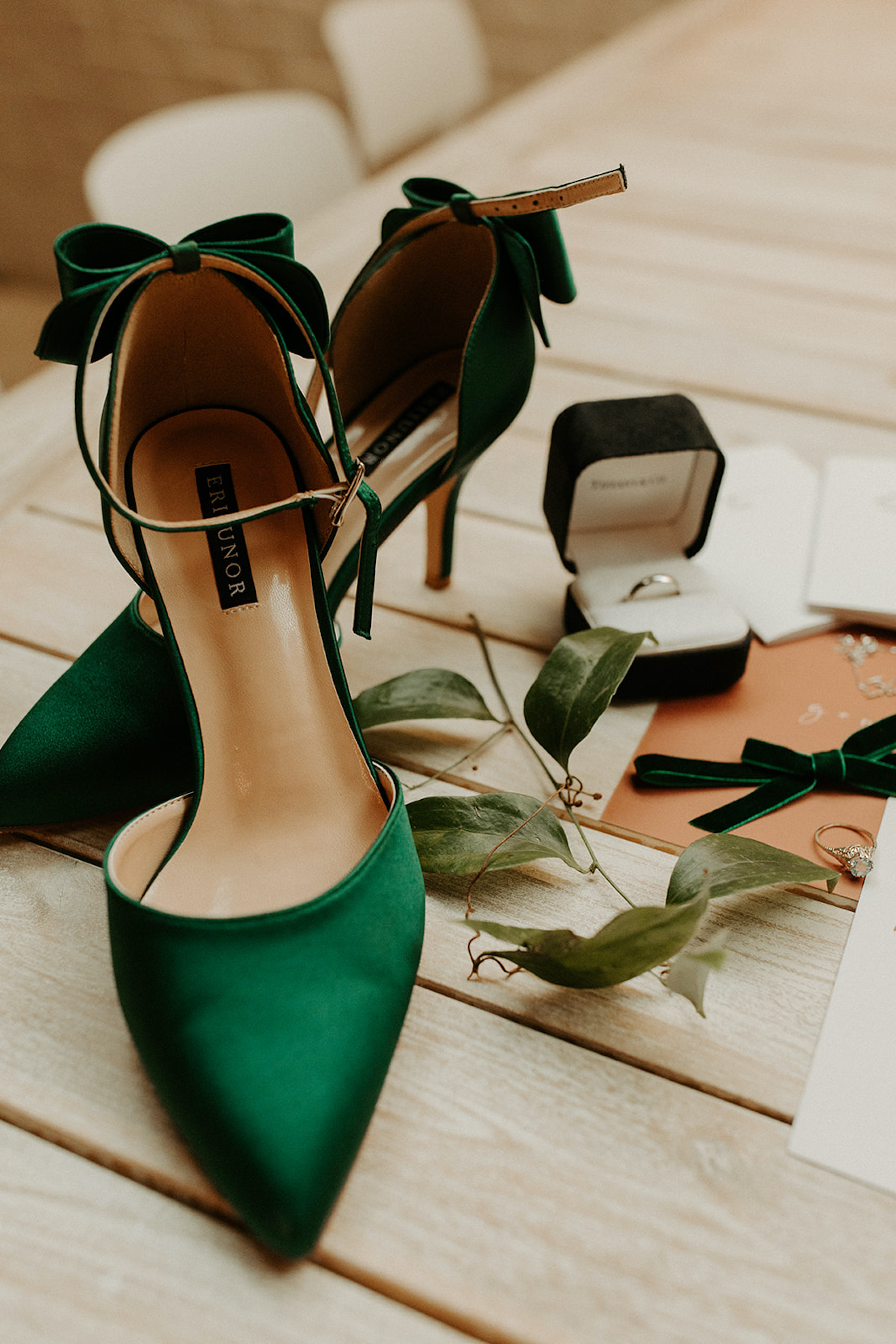 emerald green wedding shoes