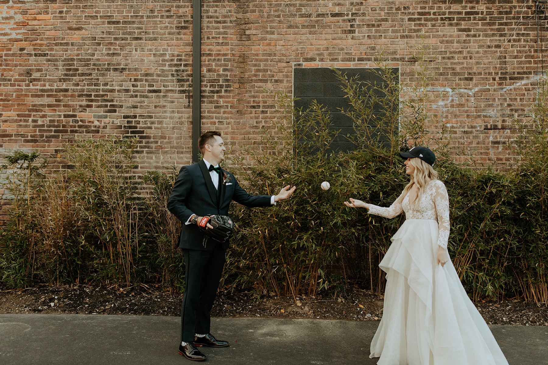 baseball-inspired wedding