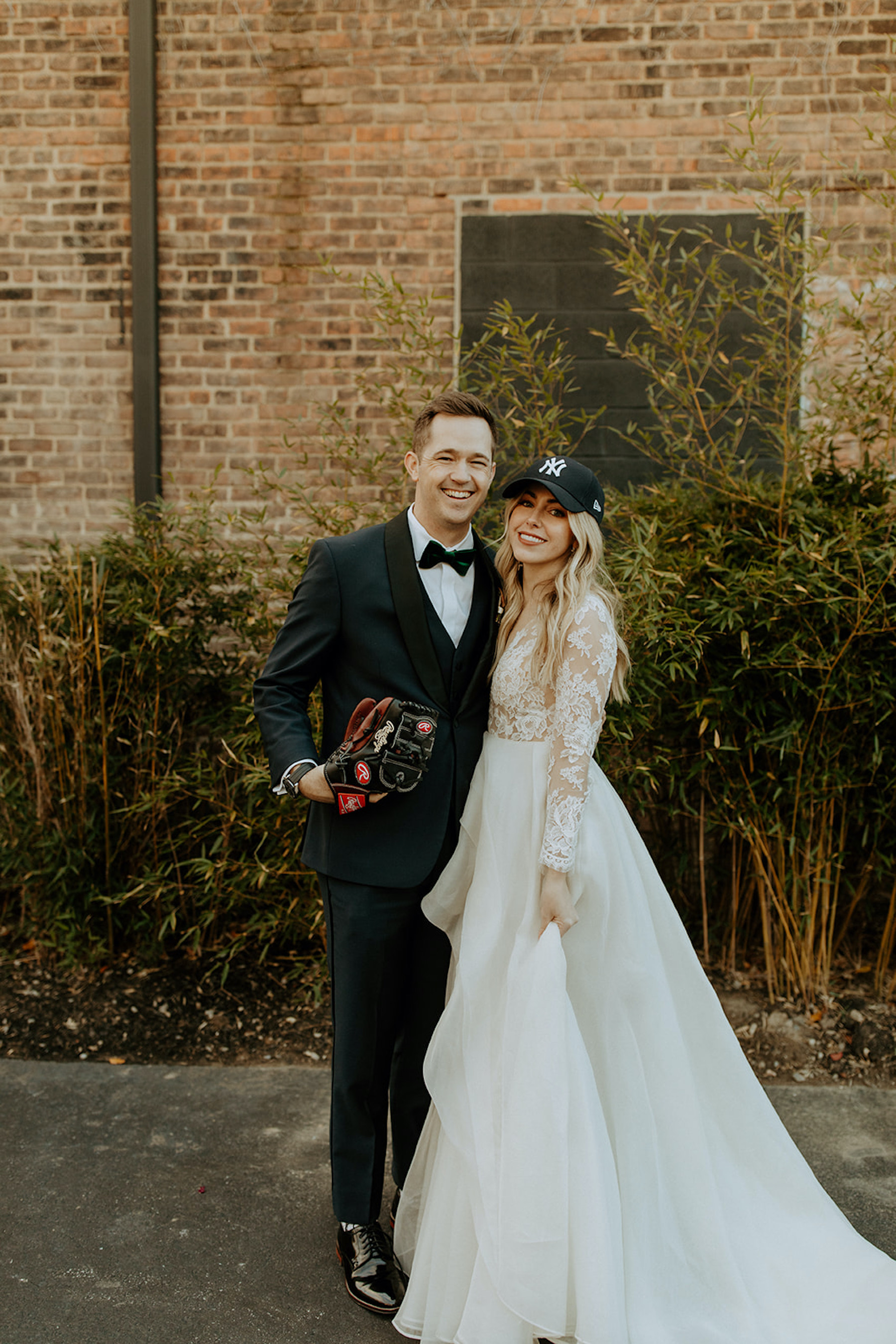 baseball-inspired wedding details