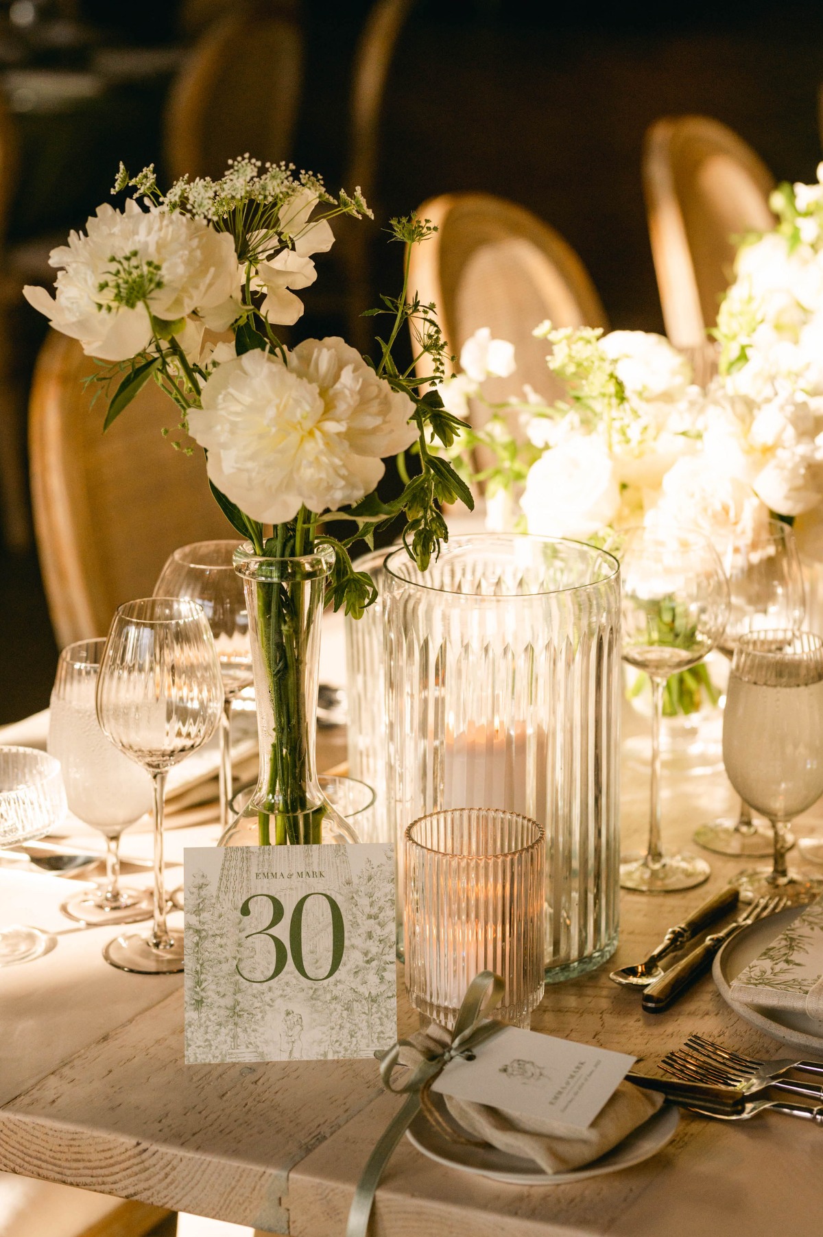 rustic table numbers