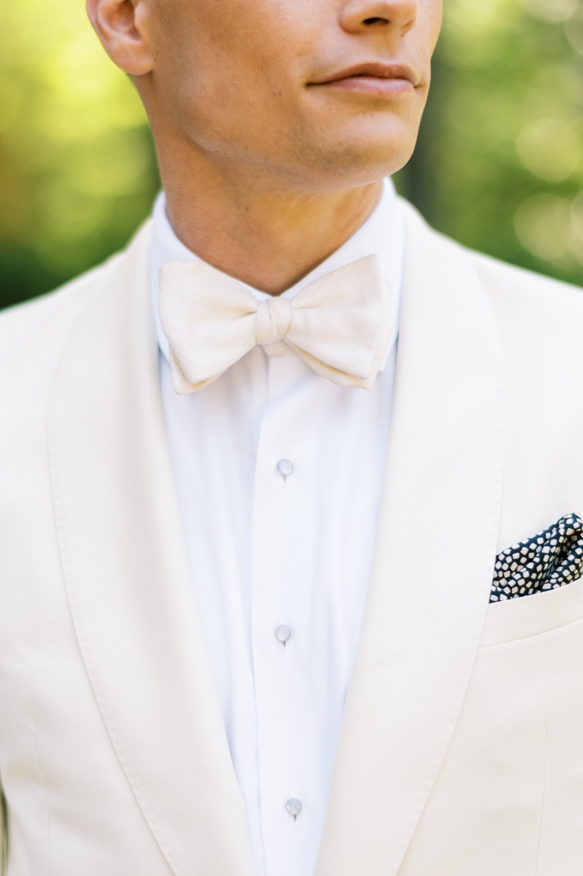 ivory tux for groom