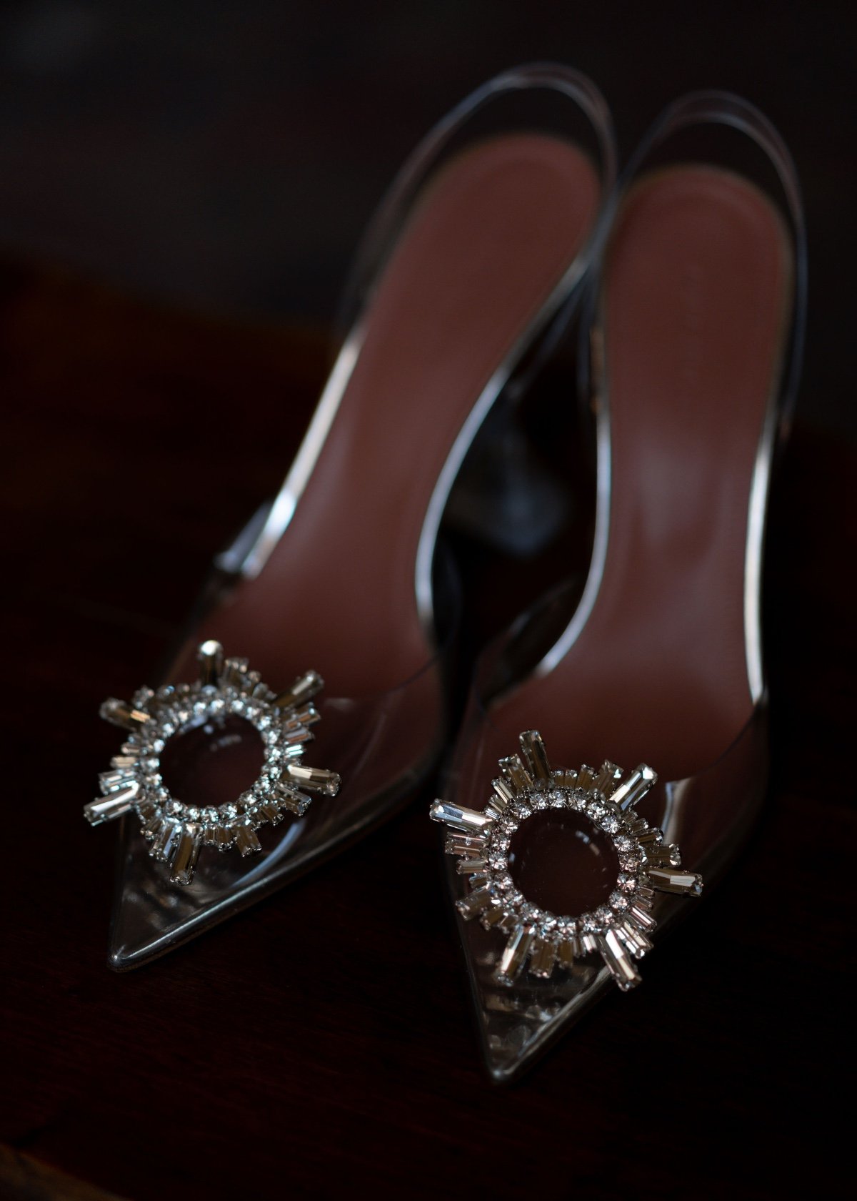 Modern Mirrored Wedding Shoes