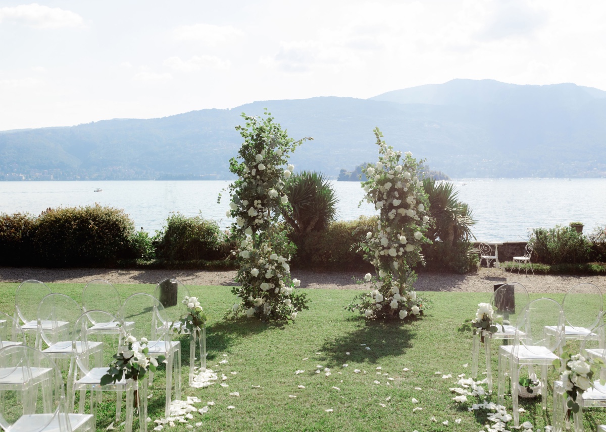 Lake Maggiore wedding ceremony in Italy