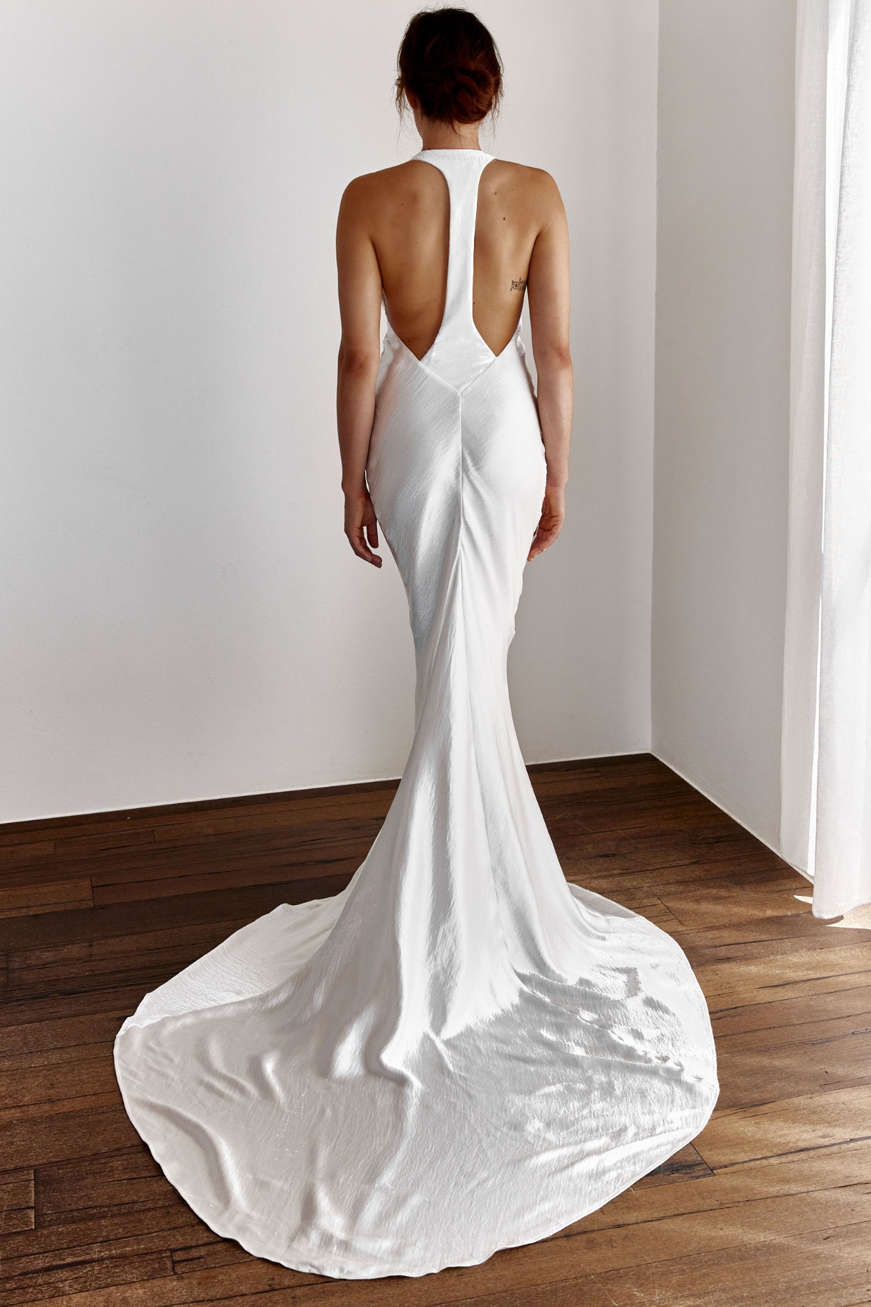 sexy crepe mermaid gown from Grace Loves Lace