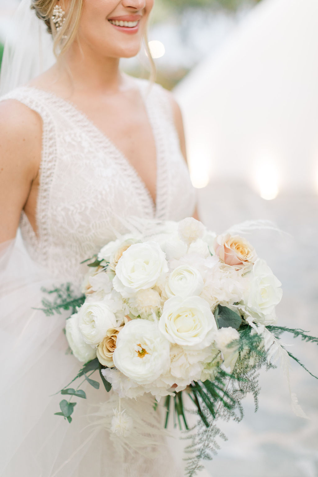 anemone bridal bouquet