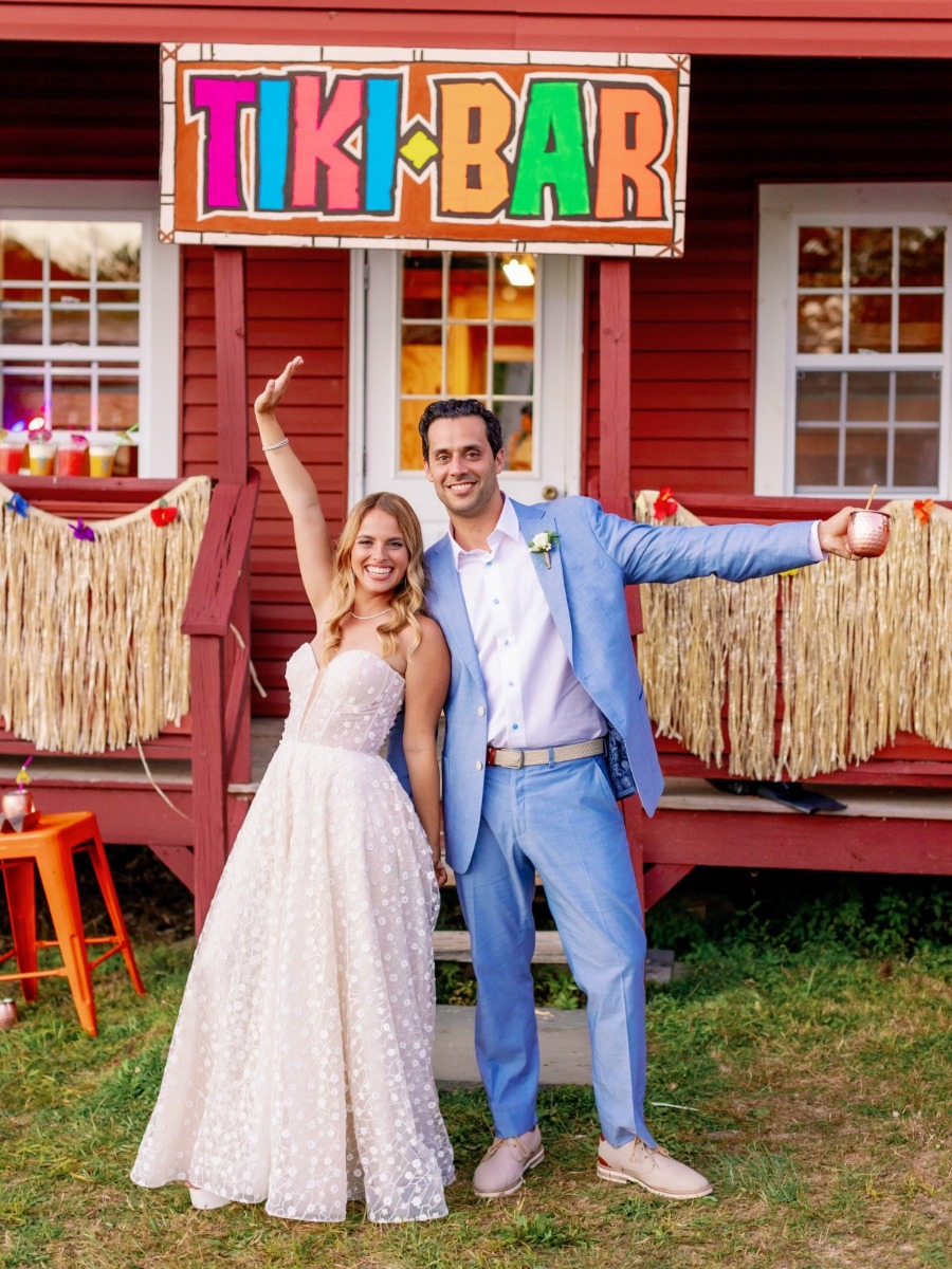 No tents required at this camping weekend wedding in Pennsylvania