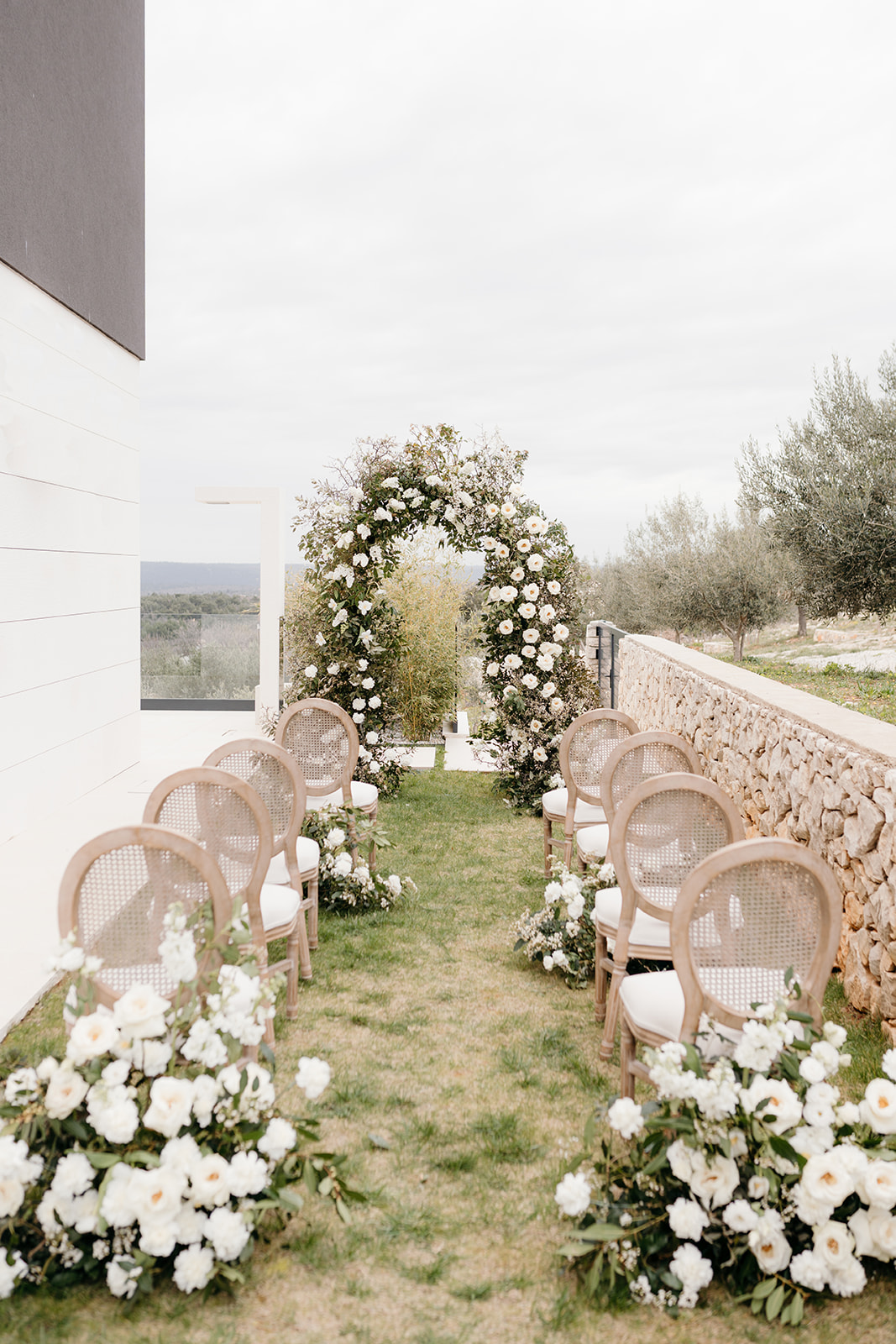 Olive garden wedding ceremony
