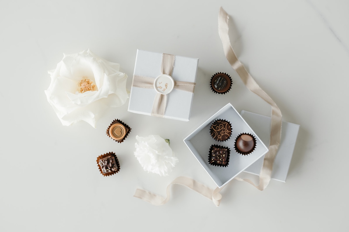 Wedding truffle box