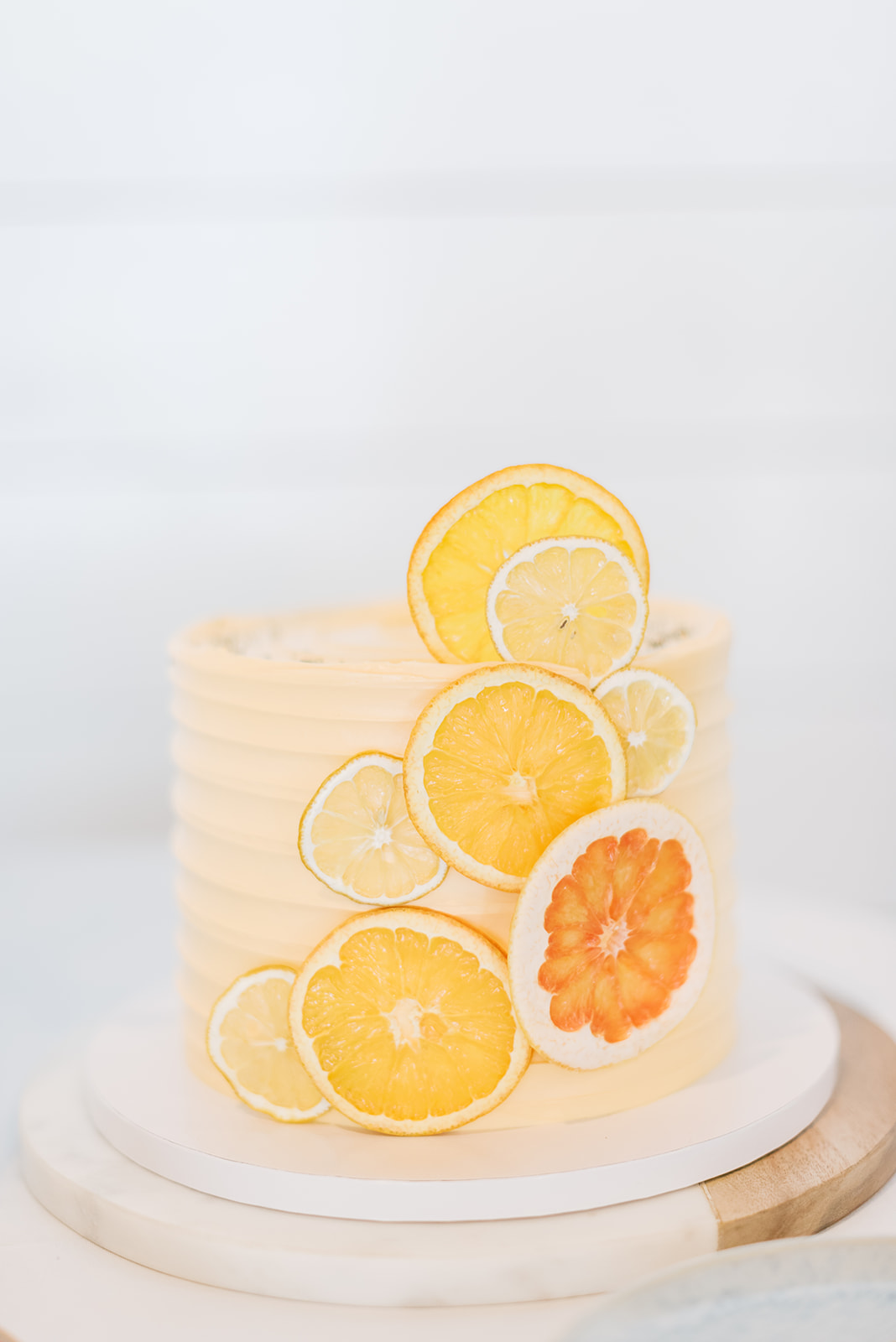 lemon slice wedding cake