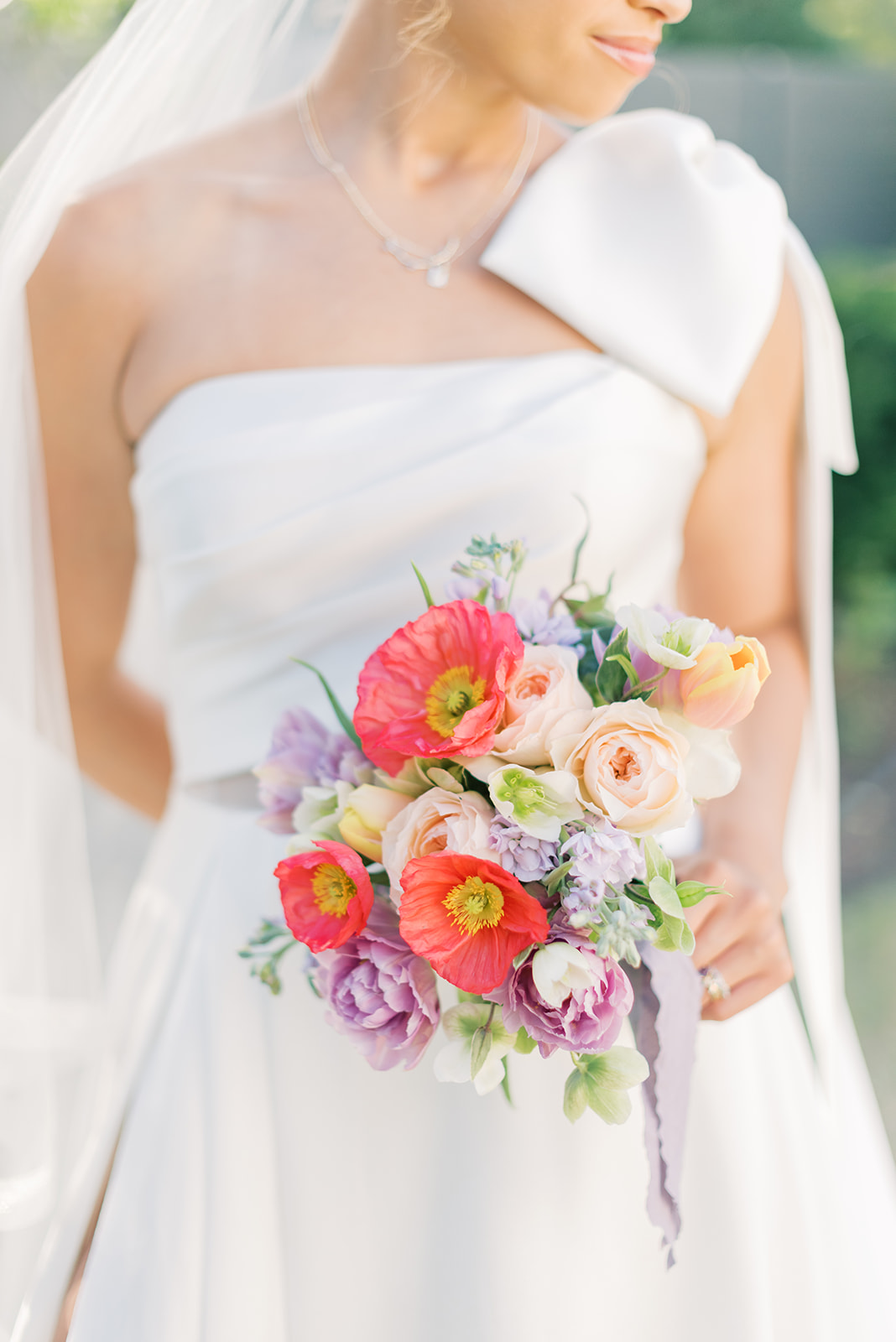 citrus-inspired wedding bouquet