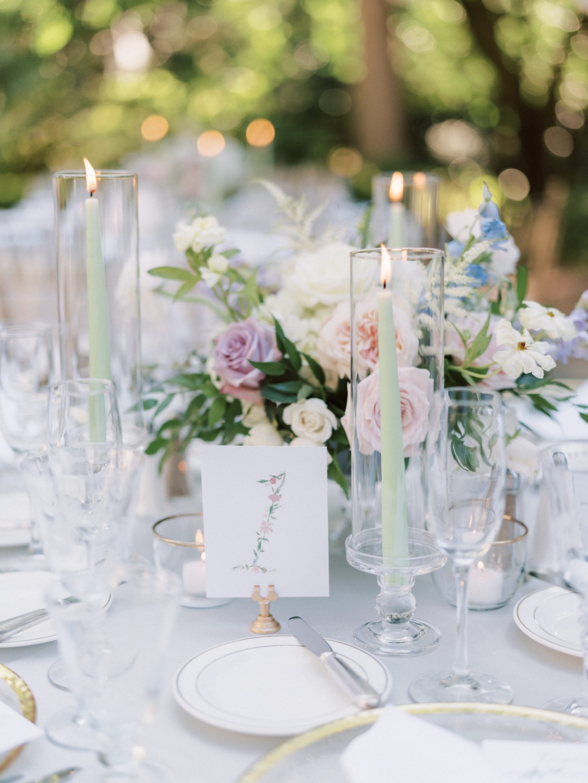 soft and romantic garden party decor