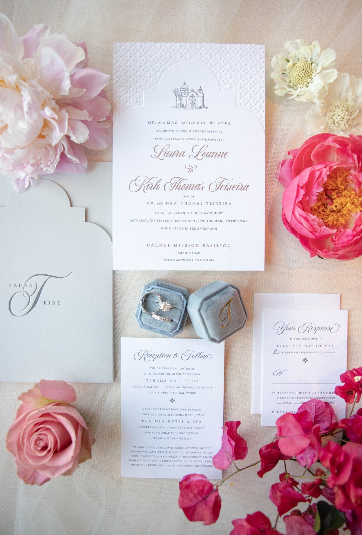 Elegant Upscale Wedding Invitation Suite