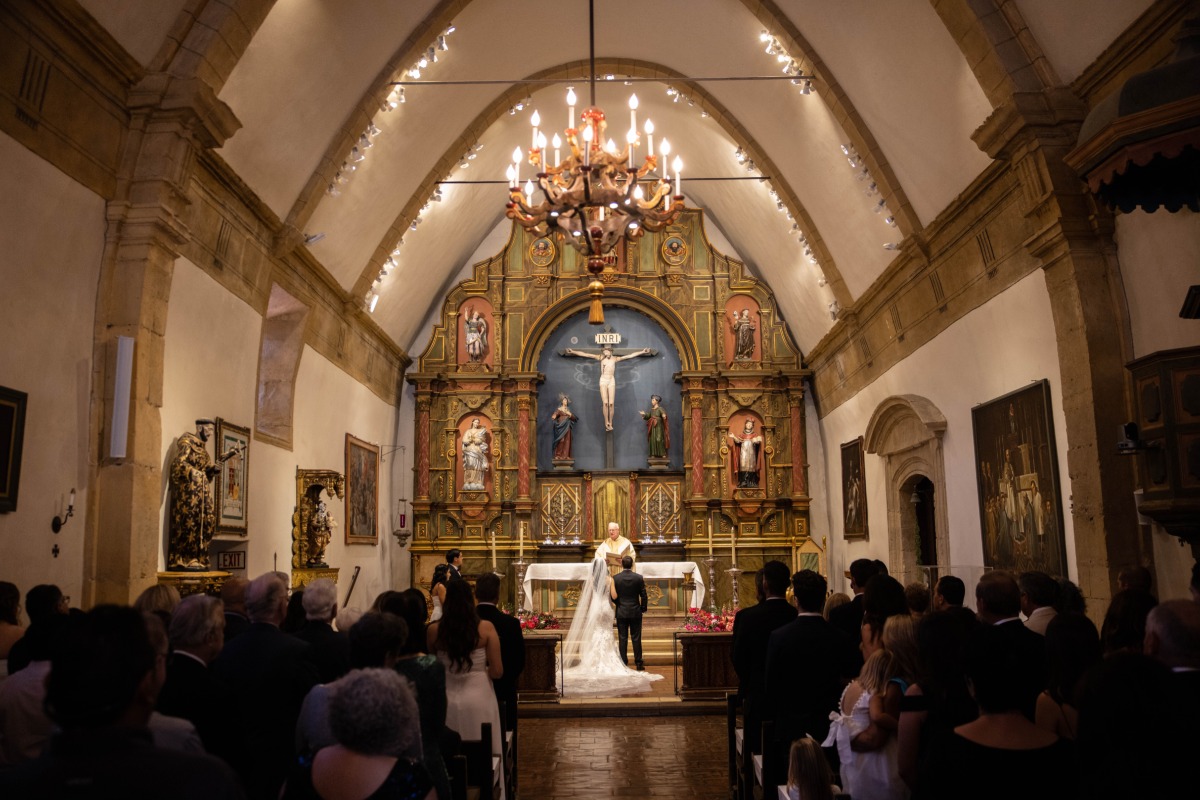 Mission Cathedral Wedding Ceremony