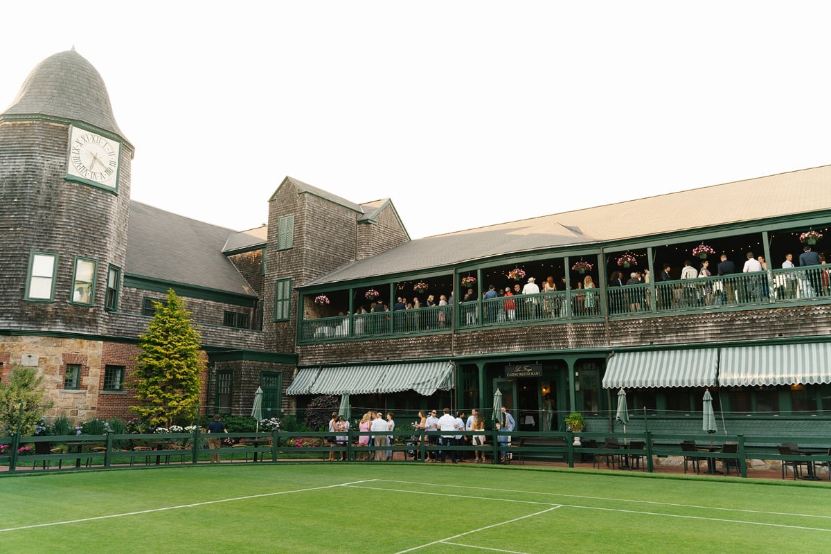 International Tennis Hall of Fame wedding 