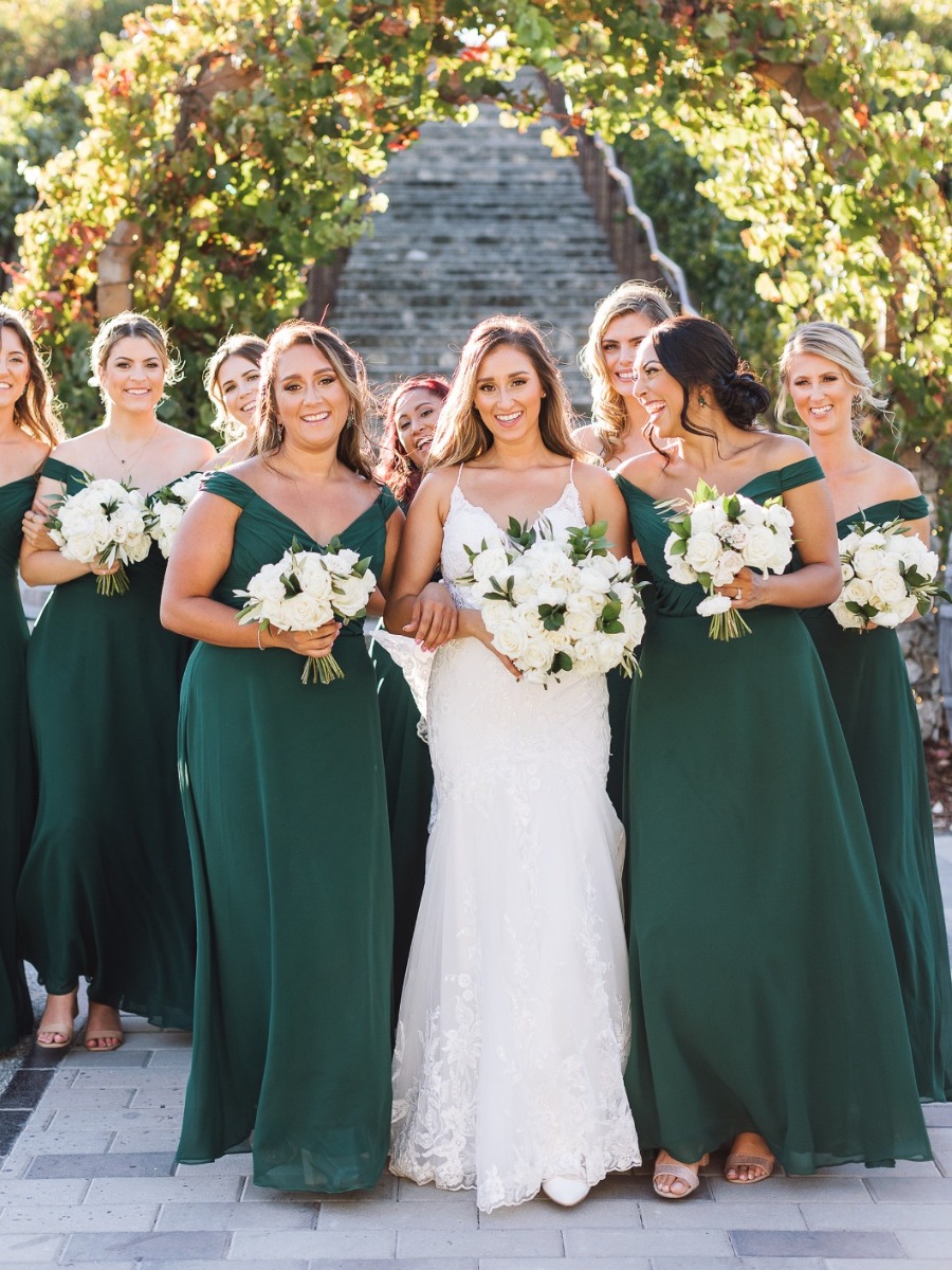 Timeless vineyard wedding with a STUNNING tented reception