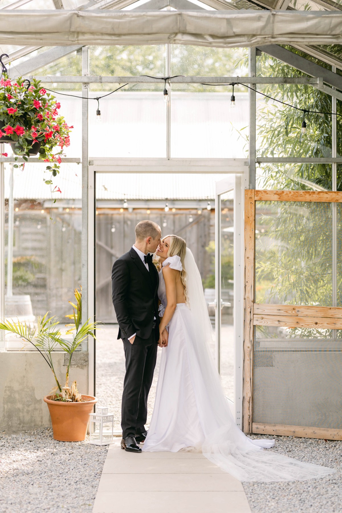 luxury greenhouse wedding