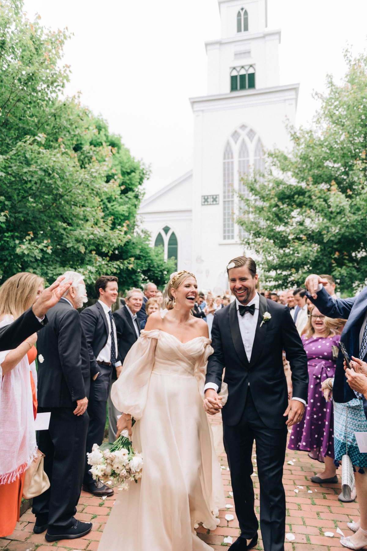 Whimsical chapel ceremony 