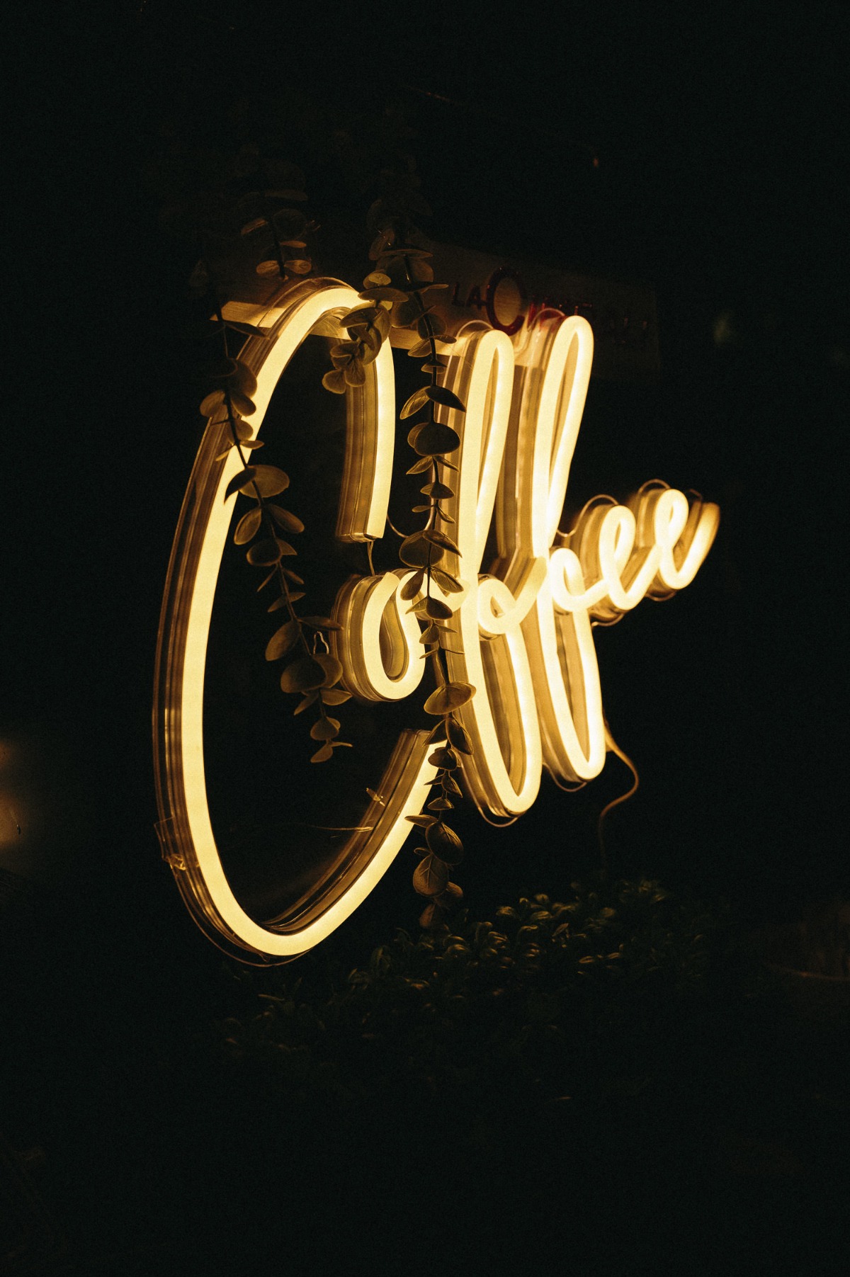 neon coffee sign