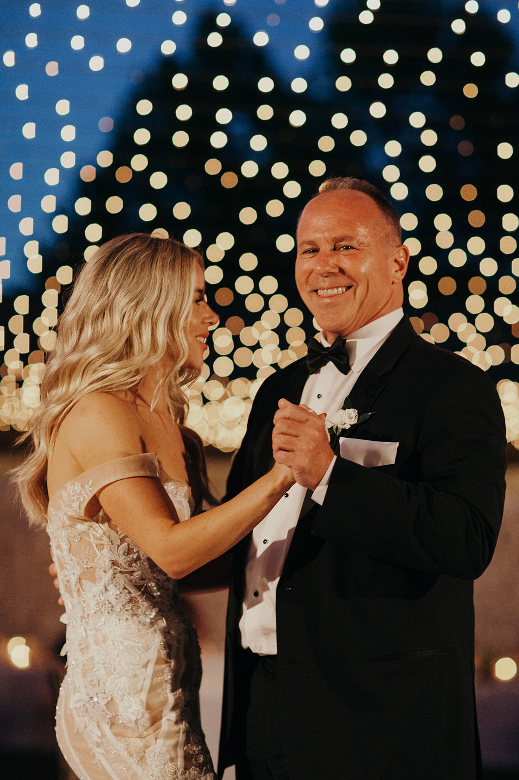 Dazzling lights for father daughter dance