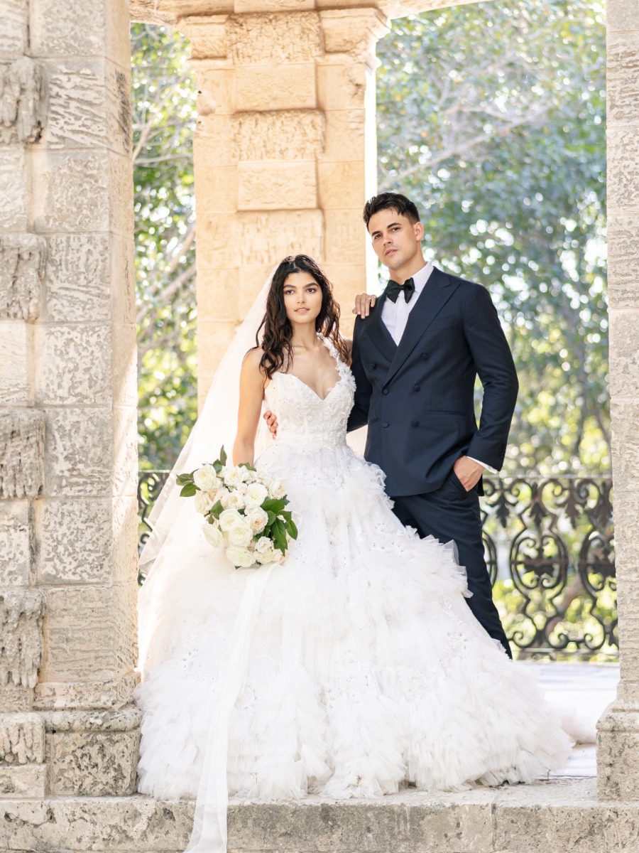 A refined Miami garden wedding full of natural beauty and luxury