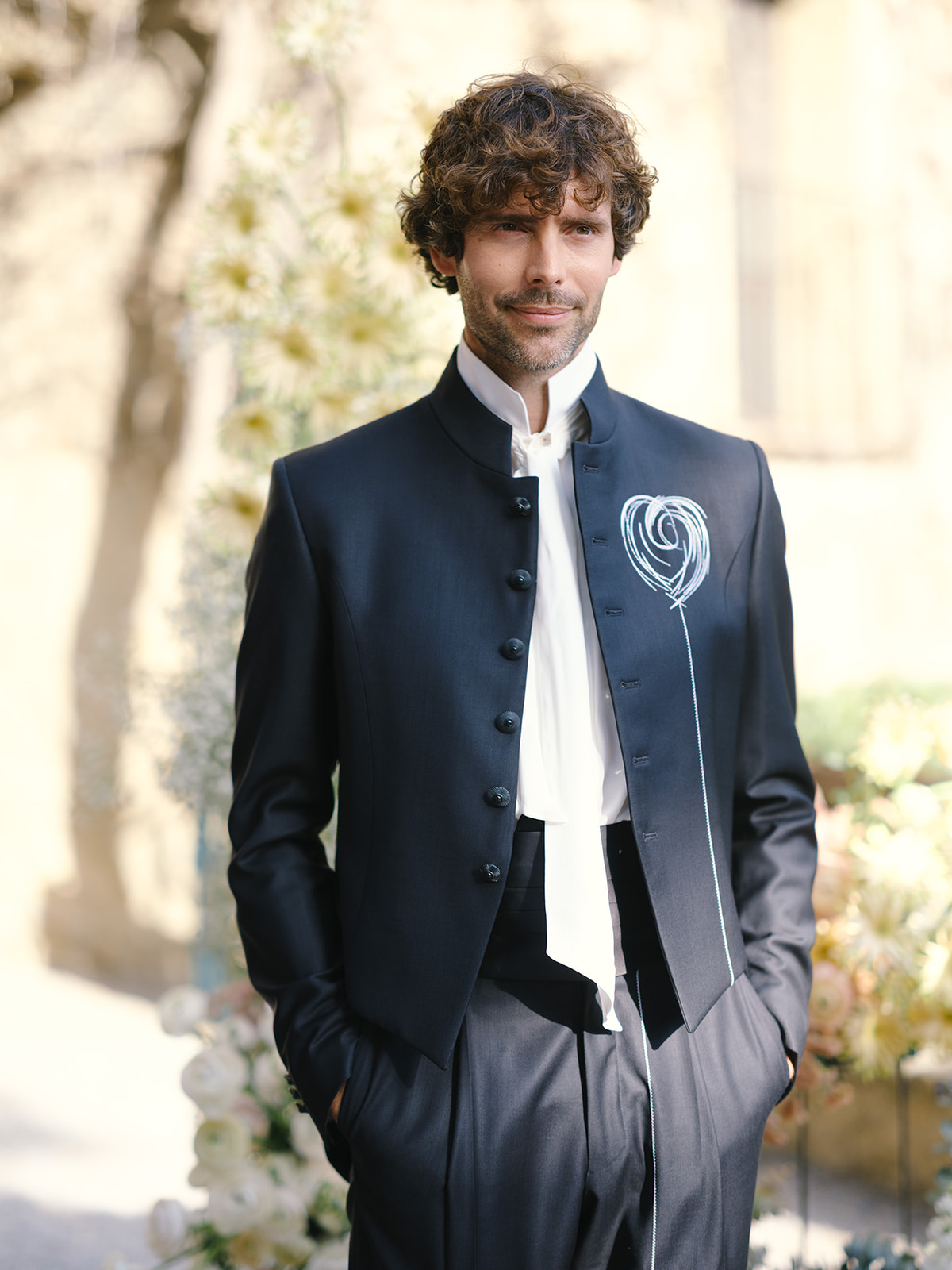 Unique designer groom suit