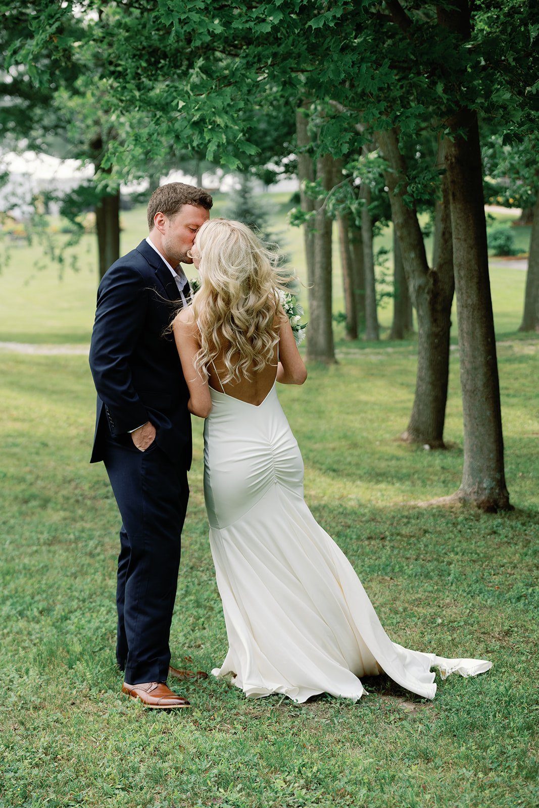 First look in Grace Loves Lace wedding dress