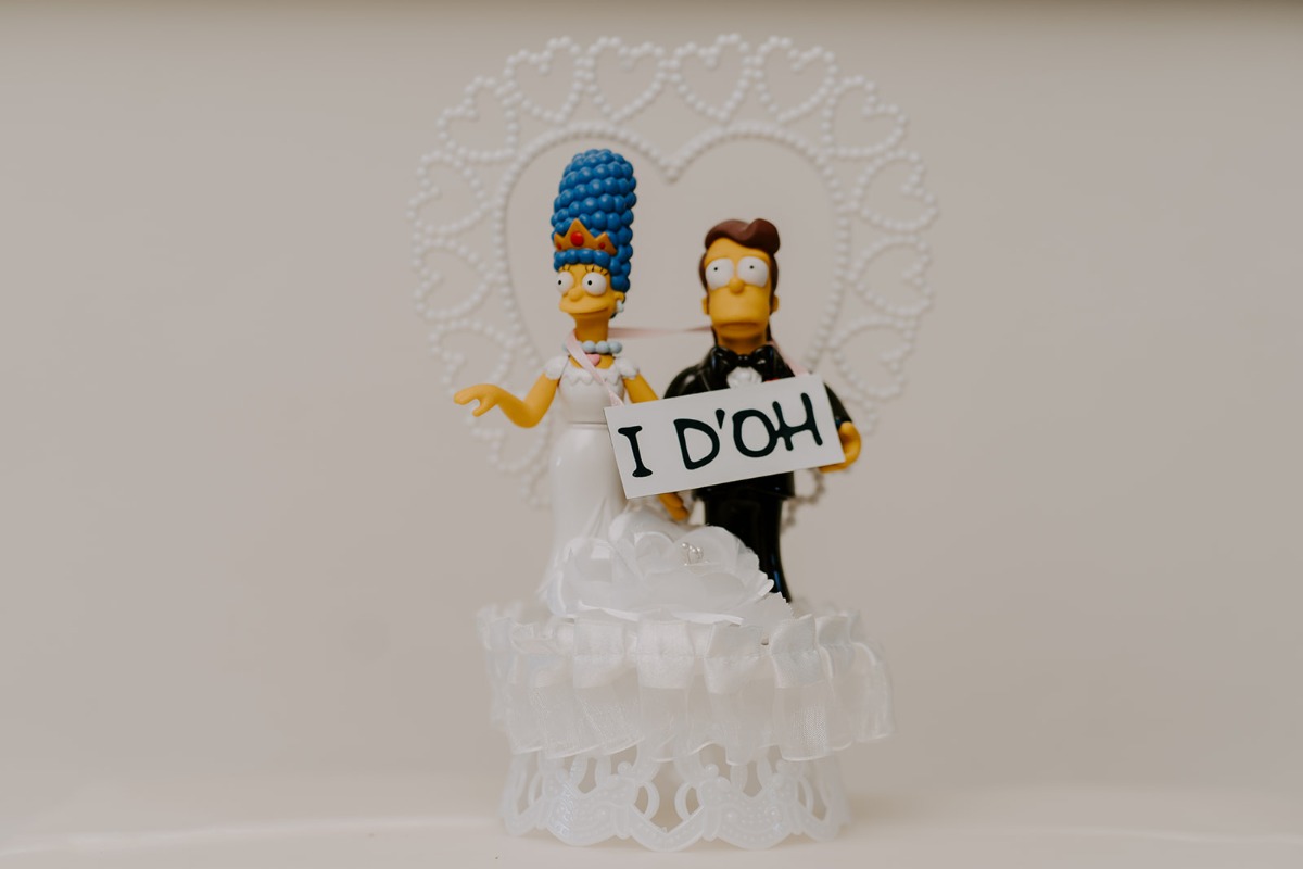 Simpsons cake topper