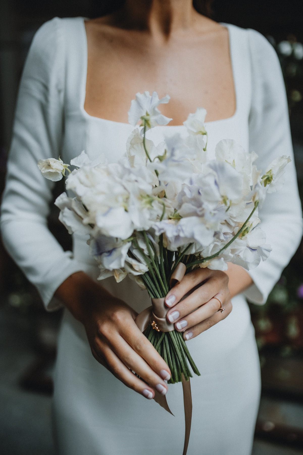 Delicate white bouquet
