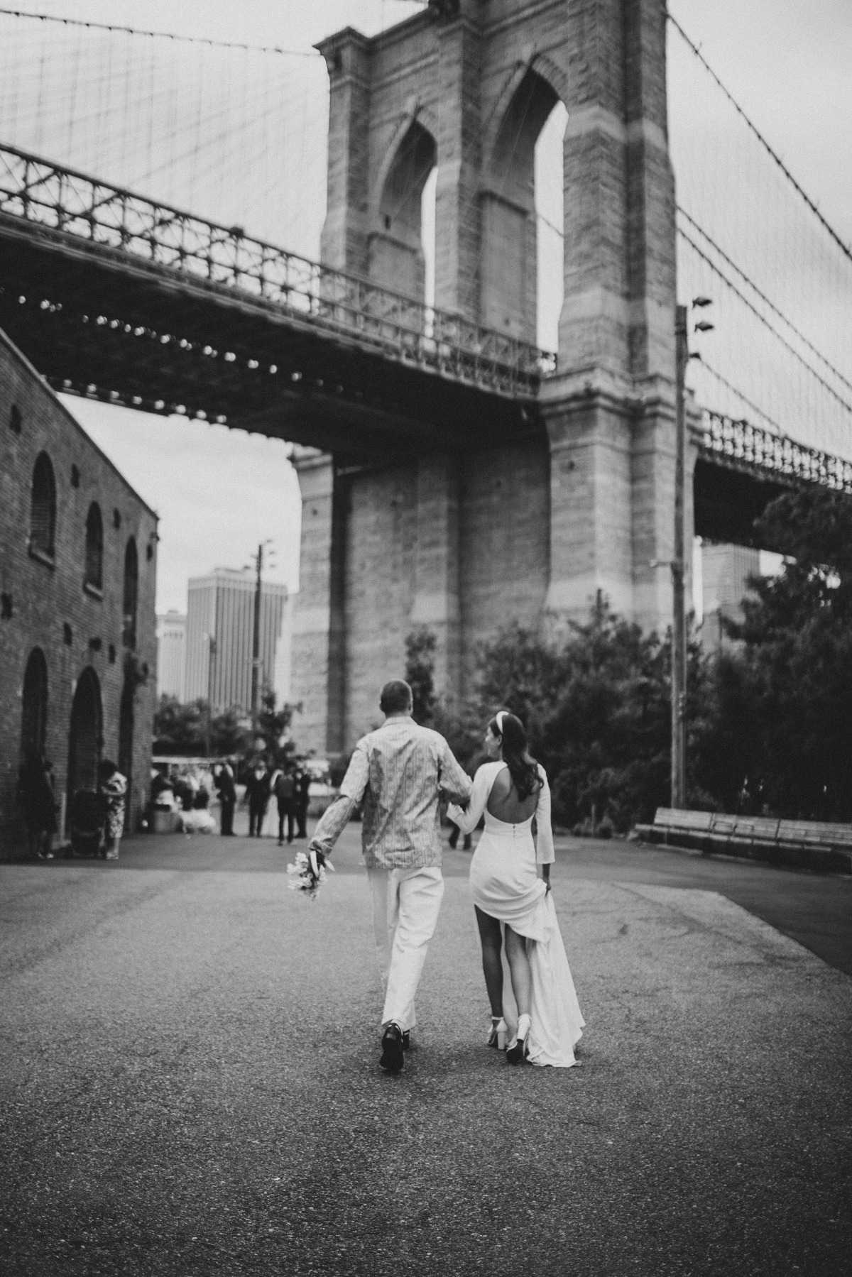 Dreamy black and white wedding photography 