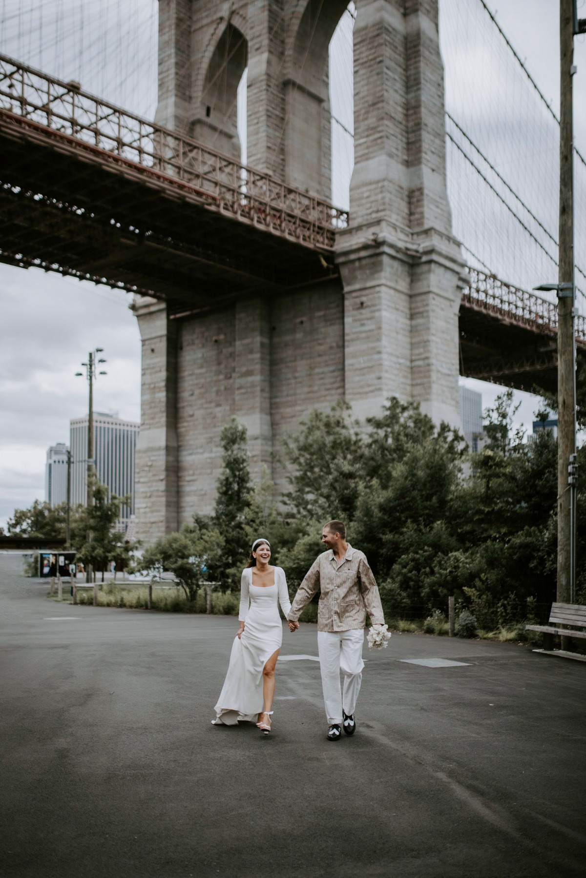 Brooklyn Bridge wedding 