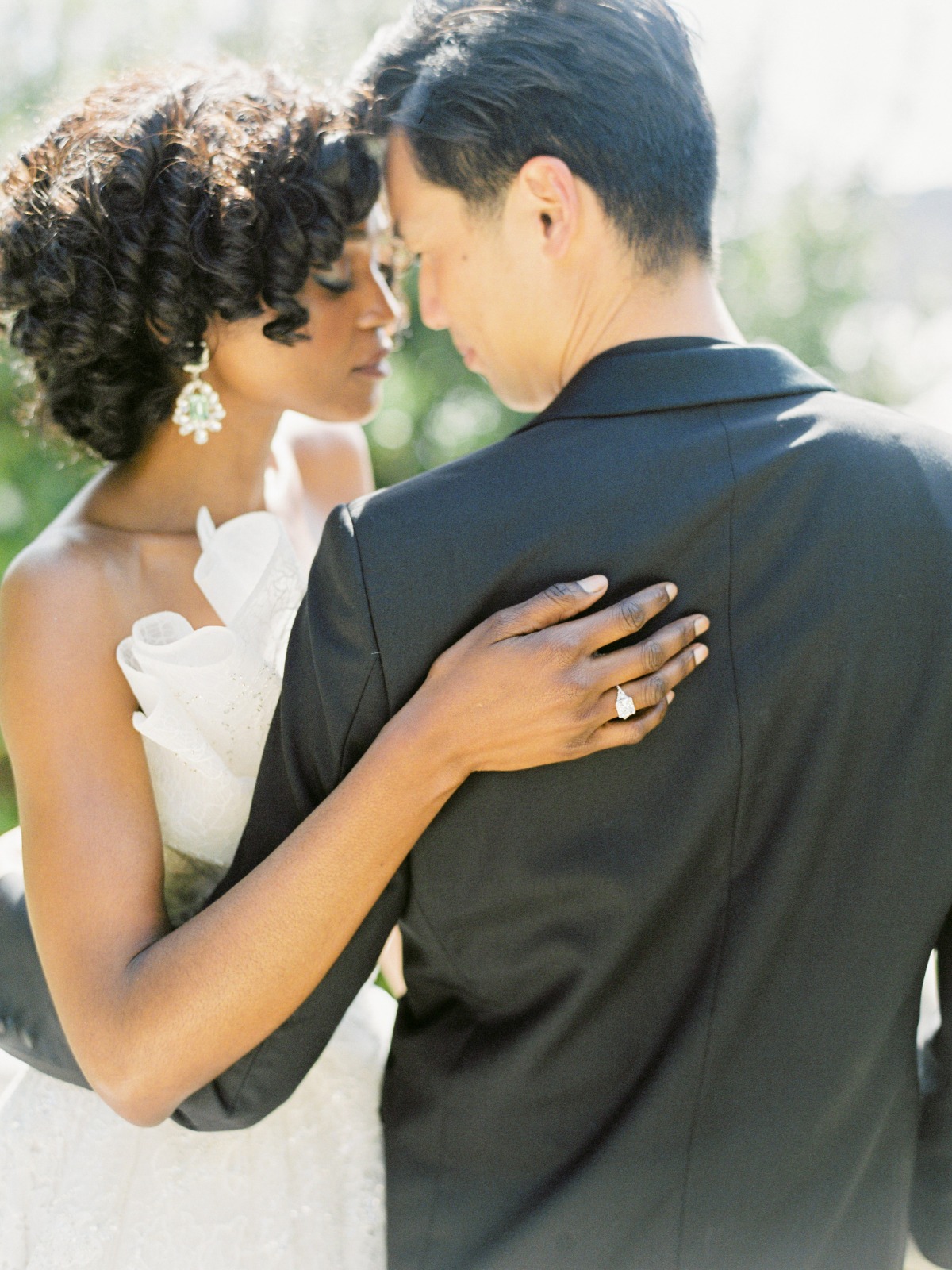 Bespoke film bride and groom portraits 