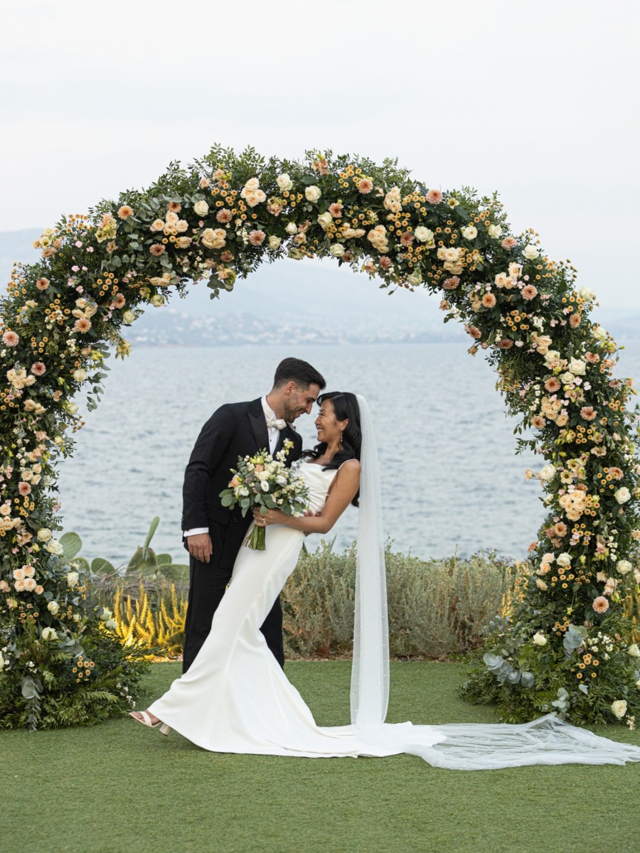 Athenian Riviera Destination wedding with Greek and Korean traditions