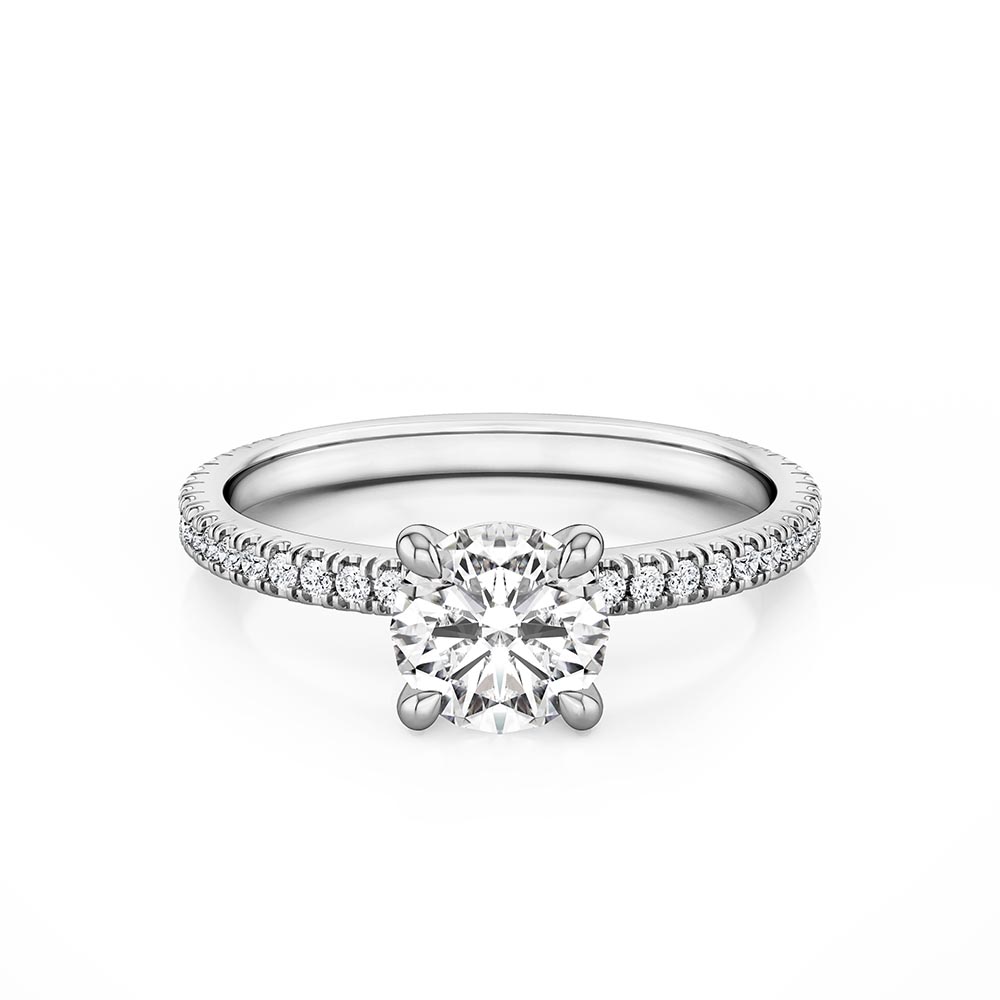timeless solitaire engagement ring by Piper Jewels