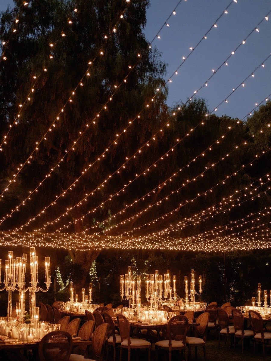 This Italian-inspired garden wedding was a midsummer night's dream