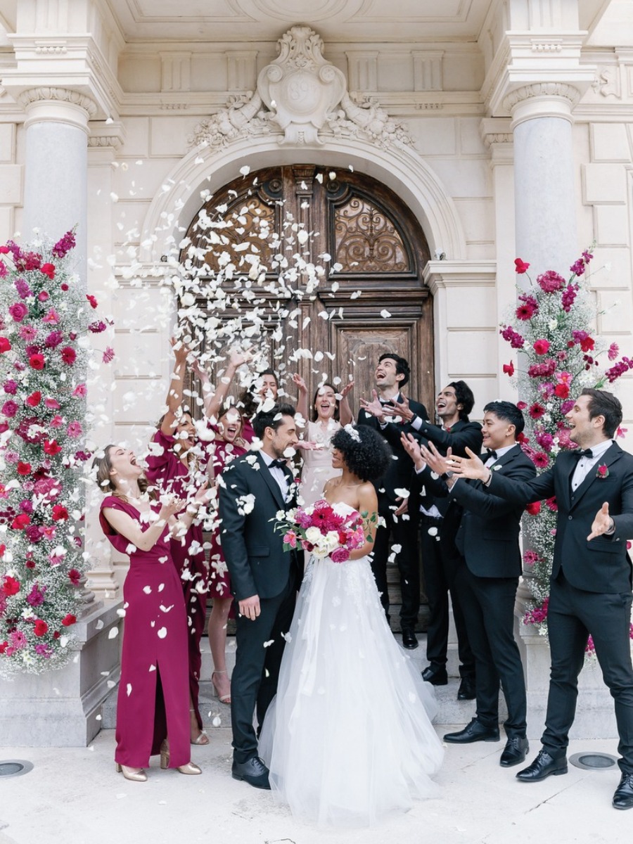 The Pantone color of the year is perfect for a chic French wedding